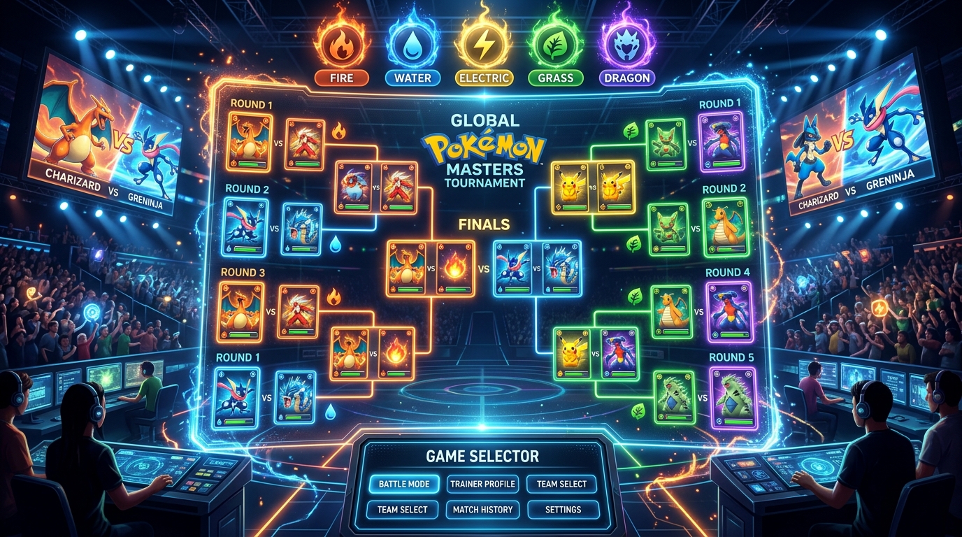 Pokemon Tournament Bracket Picker Grid